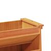 vidaXL Jardinera hierbas 6 niveles madera maciza marr&oacute;n 69x40x101,5 cm