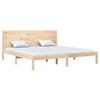 vidaXL Estructura de cama sin colch&oacute;n madera maciza de pino 200x200 cm