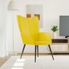 vidaXL Sillón de relax de tela amarillo mostaza