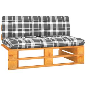 vidaXL Sof&aacute; central palets jard&iacute;n madera pino impregnada marr&oacute;n miel