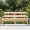vidaXL Banco de jardín madera maciza de pino 159,5x48x91,5 cm