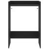 vidaXL Armario para lavadora Roble Negro 67,5 x 48 x 97 cm