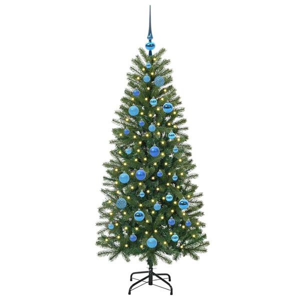vidaXL &Aacute;rbol de Navidad artificial con 150 LED Verde 150 cm PE y PVC
