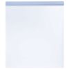 vidaXL L&aacute;mina de ventana esmerilada PVC gris 90x1000 cm