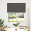 vidaXL Estor Plisado negro 110x150 cm Tela Ancho 109,4 cm Poli&eacute;ster