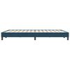 vidaXL Estructura de cama sin colch&oacute;n terciopelo azul oscuro 160x220cm