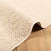 vidaXL Alfombra ZIZUR apariencia yute interior exterior beige 80x150cm