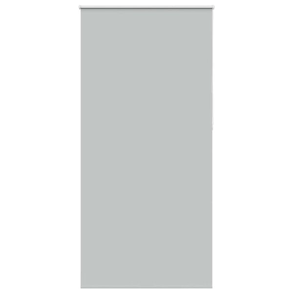 vidaXL Estor Enrollable Opaco gris claro 95x210 cm Tela Ancho 90,7 cm