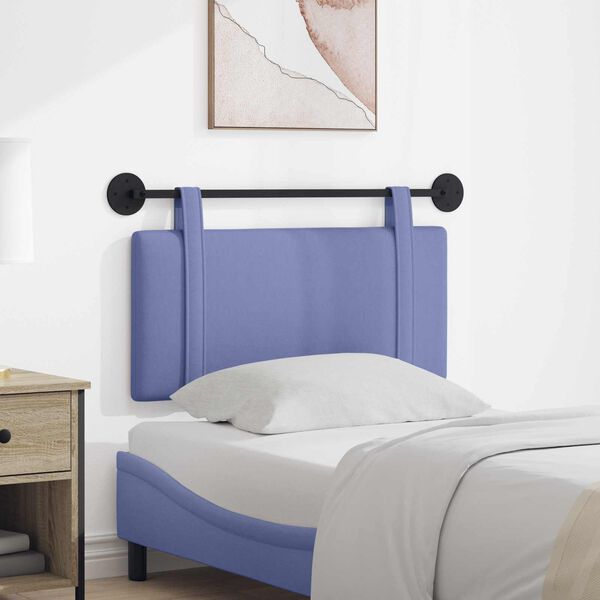 vidaXL Cabecera Colgante Liso Azul jeans 100 x 55 x 5 cm tela