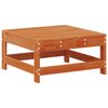 vidaXL Conjunto de Sof&aacute;s de Jard&iacute;n 10 pcs Marr&oacute;n Cera Pino macizo
