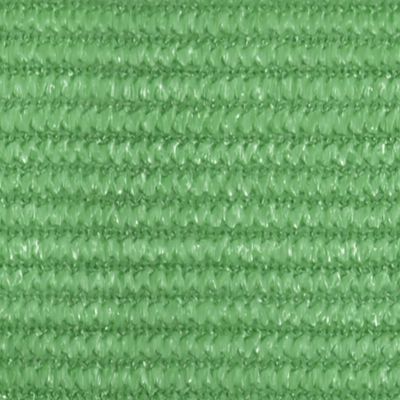 vidaXL Toldo de vela HDPE verde claro 160 g/m² 3/4x2 m