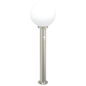 vidaXL Baliza luminosa con sensor de 80 cm, acero inoxidable, IP44