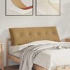 vidaXL Coj&iacute;n de Espalda Marr&oacute;n 140 x 50 cm Tela de pana