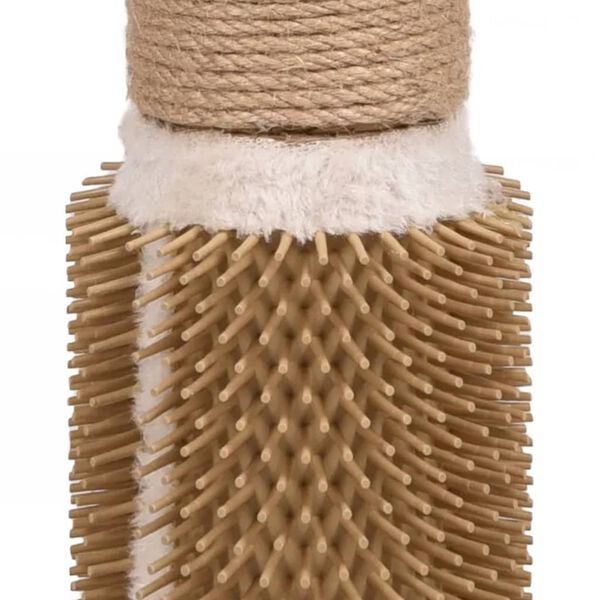 FLAMINGO Rascador para gatos Ayla color crema 29x29x53,5 cm