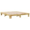vidaXL Estructura de cama sin colch&oacute;n 180x200 cm madera maciza de roble