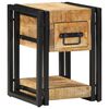vidaXL Armario de Noche Marr&oacute;n 30 x 30 x 40 cm Madera de mango maciza