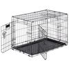 Ferplast Jaula para perros Dog-Inn 75 gris 77,4x48,5x54,6 cm