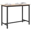 vidaXL Mesa Natural 100 x 50 x 77 cm Madera Ingenierizada y Acero