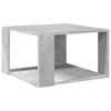 vidaXL Mesa de centro madera ingenier&iacute;a gris hormig&oacute;n 51,5x51,5x30 cm