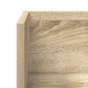 vidaXL Estantes pared 2 uds madera roble Sonoma 100x16,5x16,5 cm