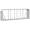 vidaXL Le&ntilde;ero de acero galvanizado plateado 300x45x100 cm