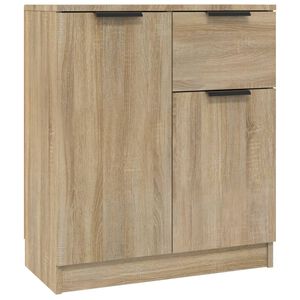 vidaXL Aparador de madera contrachapada color roble Sonoma 60x30x70 cm
