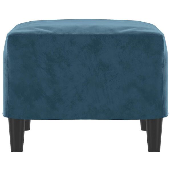 vidaXL Reposapi&eacute;s de terciopelo azul 60x50x41 cm