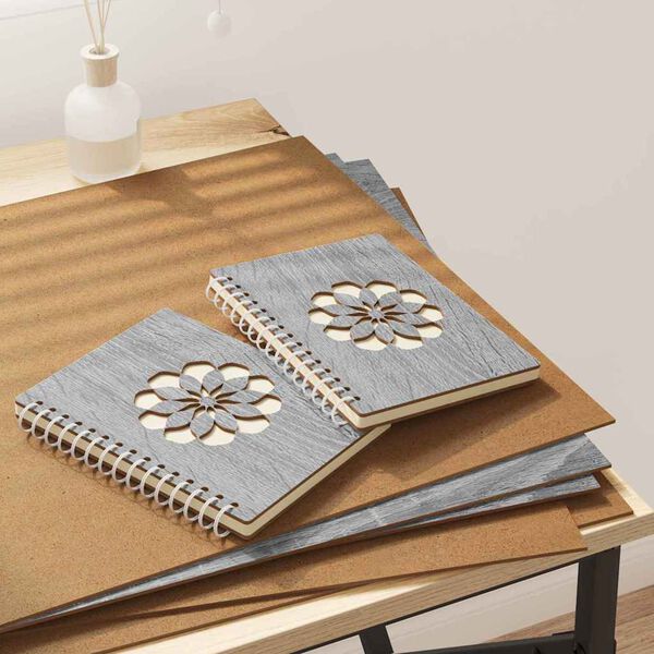 vidaXL Paneles Decorativos 50 pcs Gris Sonoma 40 x 60 x 0.27 cm