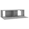 vidaXL Mueble para TV madera contrachapada gris Sonoma 100x30x30 cm