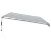 vidaXL Toldo retr&aacute;ctil autom&aacute;tico luz LED antracita blanco 600x350 cm