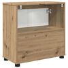 vidaXL Armario para lavabo de ba&ntilde;o Roble artesanal 60 x 30 x 60 cm