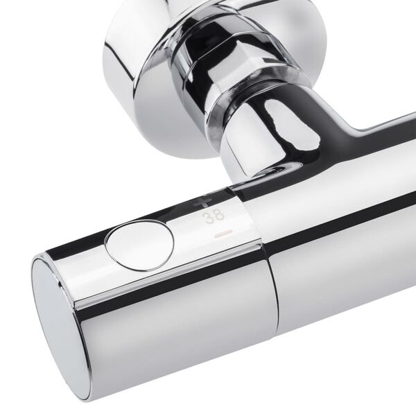 CORNAT Grifo mezclador termost&aacute;tico para ducha DERVAL cromado