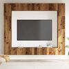 vidaXL Conjunto de mueble de TV 8 piezas montado la pared madera vieja