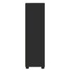 vidaXL Gabinete de Ba&ntilde;o Negro 30,5 x 30 x 101 cm Madera contrachapada