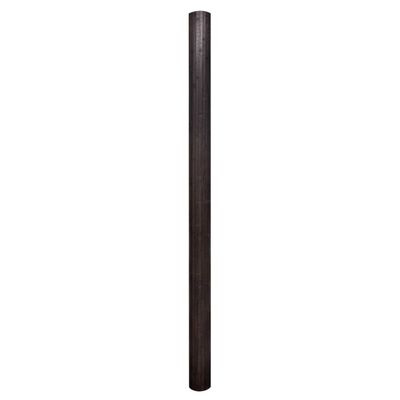 vidaXL Biombo divisor bambú marrón oscuro 250x165 cm