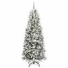 vidaXL &Aacute;rbol de Navidad artificial 210 cm PVC y Pl&aacute;stico y Acero y PE