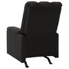 vidaXL Sill&oacute;n de masaje reclinable de tela negro