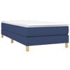 vidaXL Estructura de cama con somier tela azul 90x190 cm