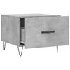 vidaXL Mesa de centro 2 uds madera ingeniería gris hormigón 50x50x40cm