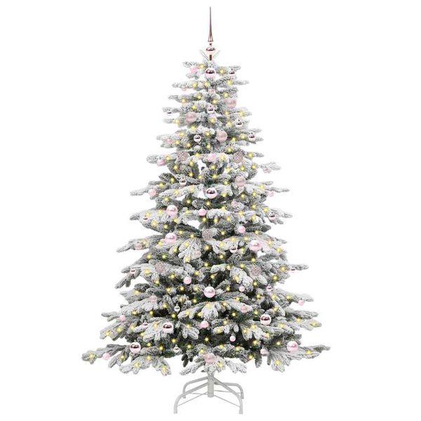 vidaXL Árbol de Navidad artificial con ramas articuladas 180 cm