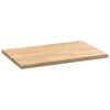 vidaXL Encimera de cocina rectangular madera maciza roble