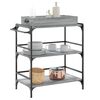 vidaXL Carrito de cocina madera ingenier&iacute;a gris Sonoma 81,5x41x92,5 cm
