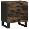 vidaXL Armario de Noche Nogal 40 x 33 x 46 cm Madera maciza de Acacia