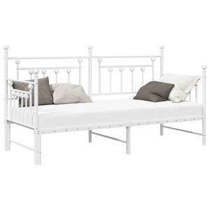 vidaXL Estructura de cama de d&iacute;a 75 x 190 cm Acero