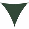 vidaXL Toldo de vela HDPE verde oscuro 160 g/m&sup2; 3x3x3 m