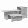 vidaXL Mesa Consola Gris Concreto 91,5 x 35 x 38,5 cm