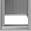 vidaXL Cobertizo de jard&iacute;n acero galvanizado gris 126x97,5x177 cm
