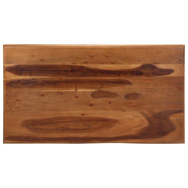 vidaXL Mesa de centro de madera maciza 110x60x40 cm acacia