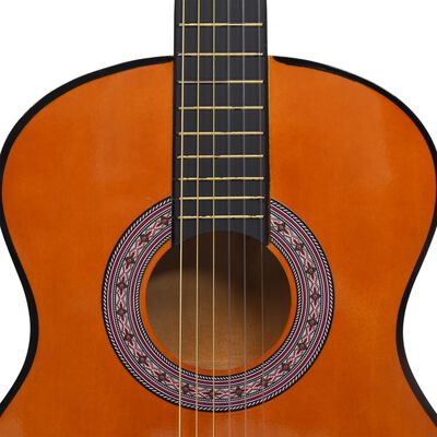 vidaXL Guitarra clásica para principiantes con funda 3/4 36"