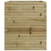 vidaXL Jardinera madera de pino impregnada 110x60x72 cm